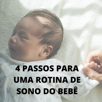 Rotina de sono do bebê.